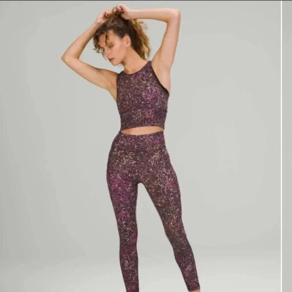 LULULEMON POWER PIVOT TANK TOP IN TOPOGRAPHY MULTI COLOR - Picture 1 of 8